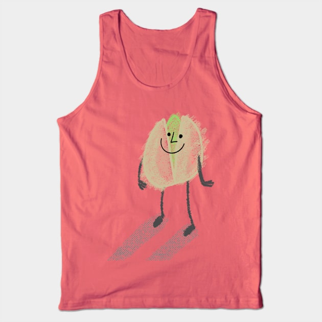 Retro Pistachio Cartoon Tank Top by BKArtwork